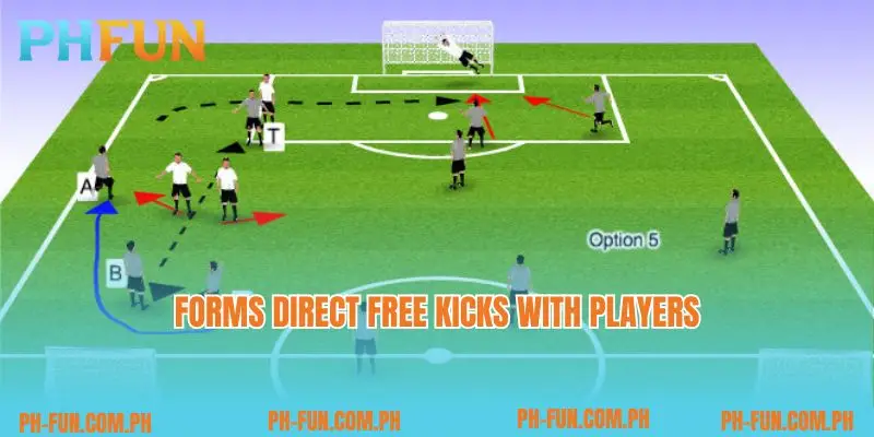 Forms Direct free kicks with players