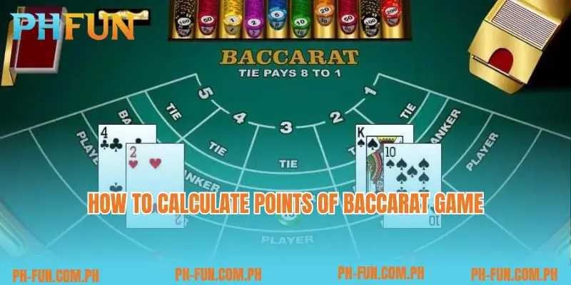 How to calculate points of baccarat game