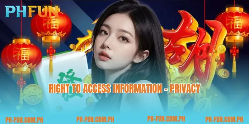 Right to access information - Privacy