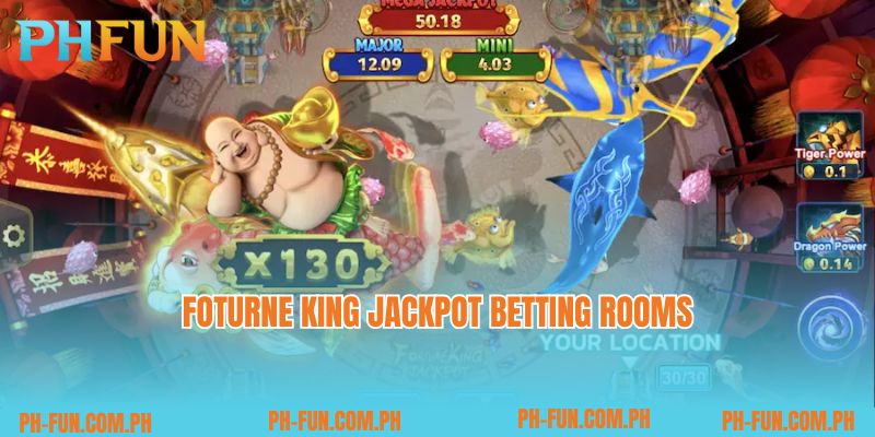 Foturne King Jackpot betting rooms