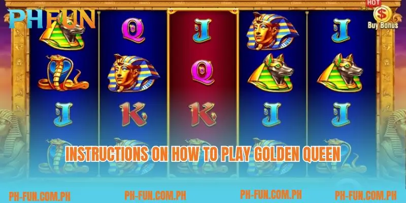 Instructions on how to play Golden Queen