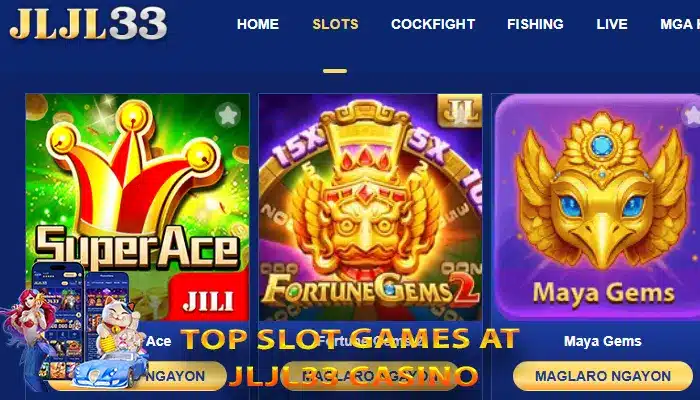 Top slot games at JLJL33 casino